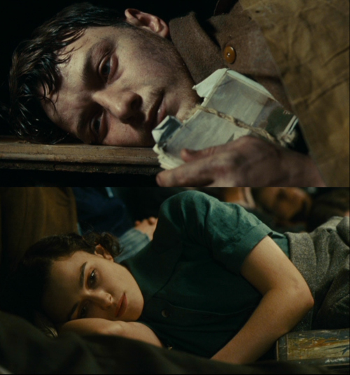 atonement dying alone together james mcavoy joe wright keira knightley 