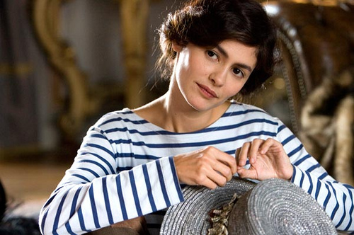 audrey tautou, before and brunette