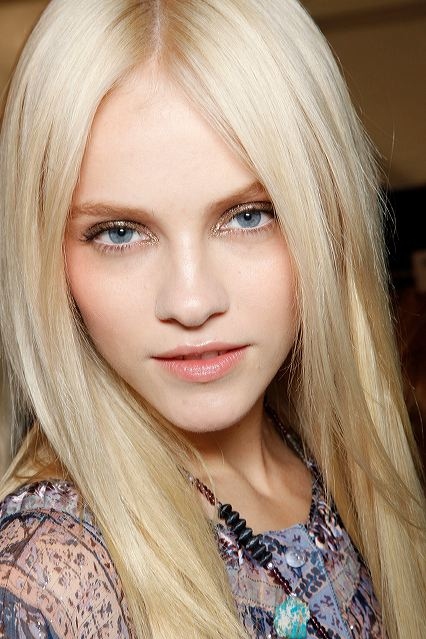 blond, blonde, blue eyes, face, fashion, ginta lapina, girl, hair ...