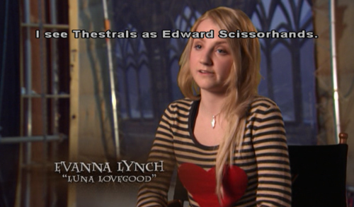 Edward Scissorhands Evanna Lynch Harry Potter Luna