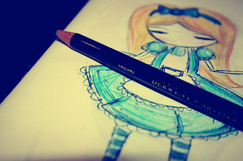 alice in wonderland, cute and drawing