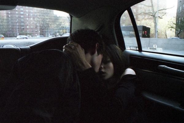 backseat, car and couple