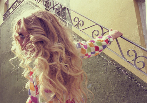 blond, blonde, curls, curly, girl, hair