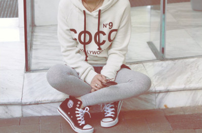 converse,  fashion and  hoodie