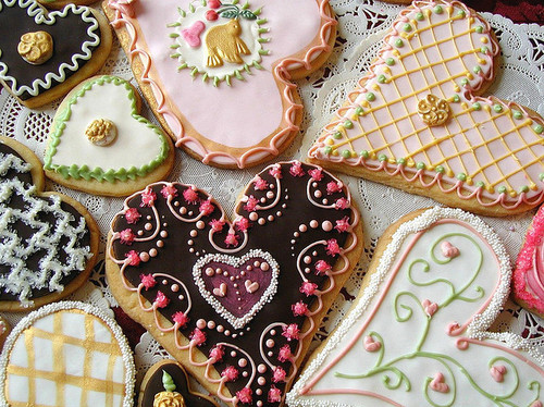 cookies, cute, food, heart, sweet