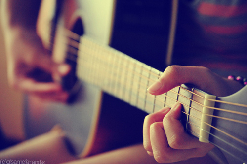 cute, guitar and melody