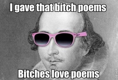 poem,  shakespeare and  sunglasses