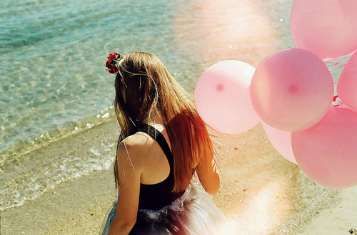 balloon, beach and photography