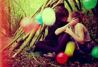 balloons, boy, couple, girl, love