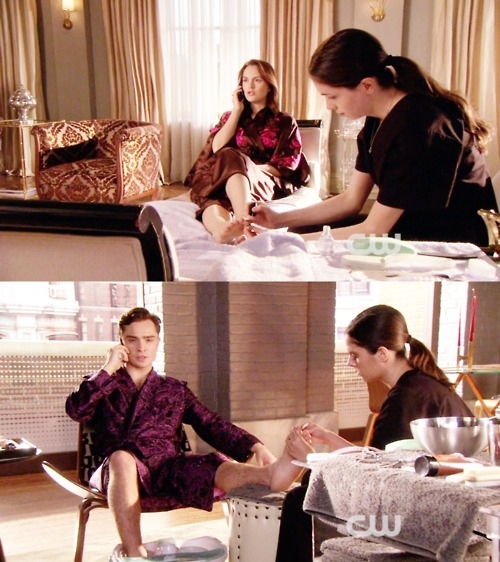 blair, blair and chuck and blair waldorf