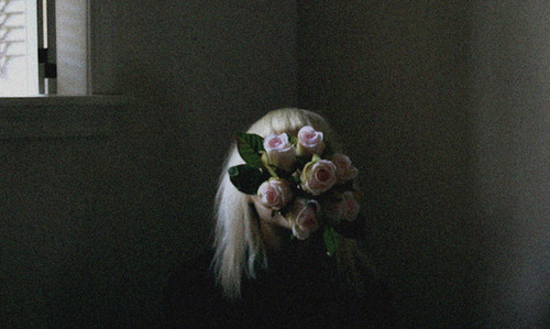 blonde,  film and  flowers