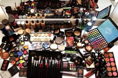 brushes, mac and makeup