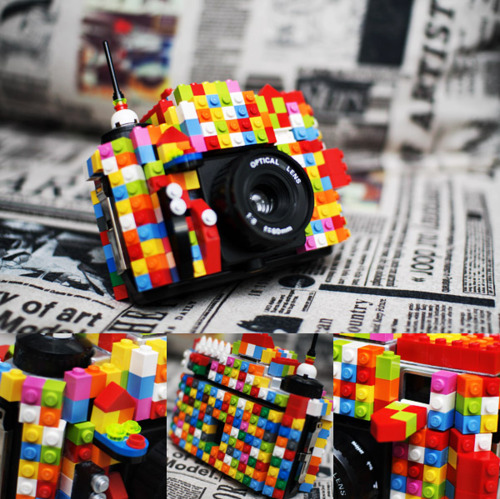 camera, case and colorful