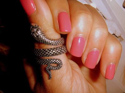 cute,  nail polish and  pink