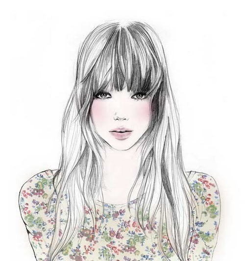 bangs, fashion and floral