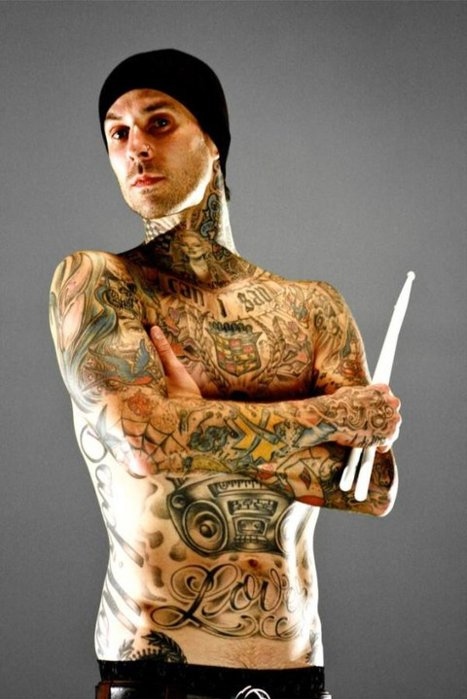 blink 182, drumer and tattoo