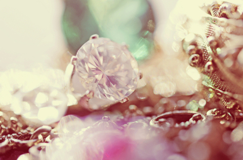 bokeh, crystal and diamond