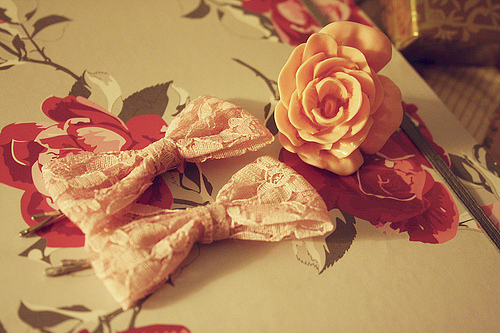 bows, cute and floral