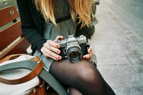 camera, fashion and indie