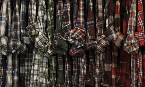 flannel,  hollister and  i see my shirt!