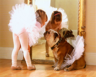 art,  ballerina and  dog