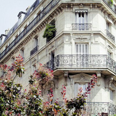 balcony, france and paris