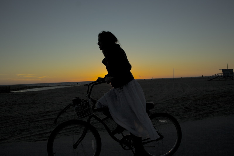 beach, bicycle and bike