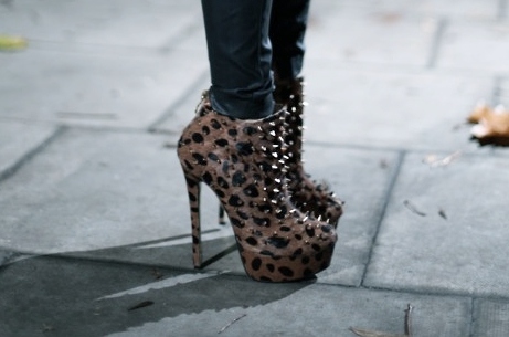 beauty, fashion, heels, leopard, rock, shoes