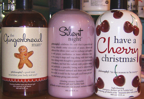 body lotion, christmas and ginger bread