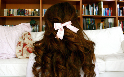 bow,  cabelo and  curls