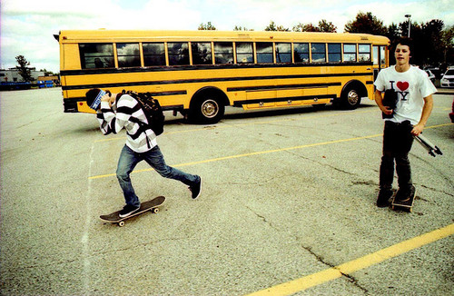boy, bus and photography