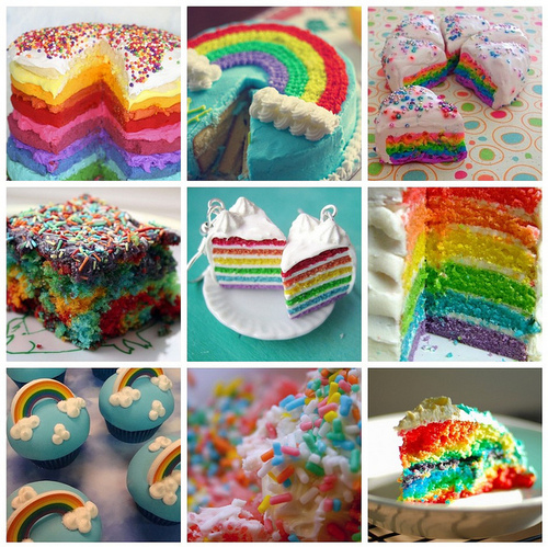 cake, colorful and cupcakes