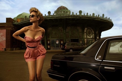 car dress girl glases hair pin up Added Jun 15 2011 Image size