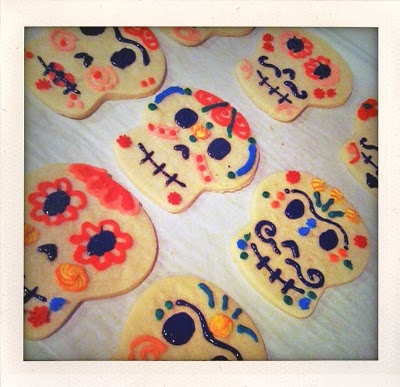 colorful, cookies and day of the dead
