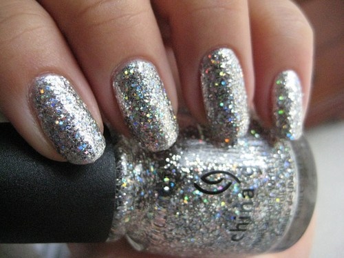 glitter, nail polish and nails