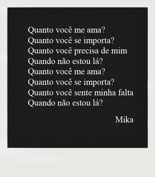 image, love, mika, music, photo, phrase