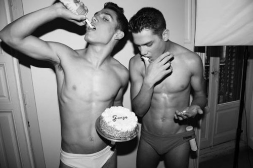 abs, boys and cake