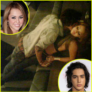 avan jogia,  make out and  miley cyrus