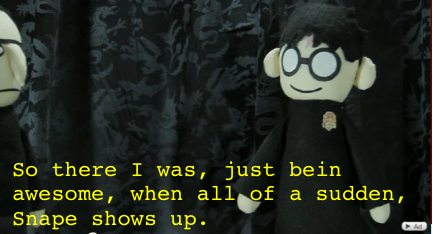 bein awesome,  harry potter and  potter puppet pals