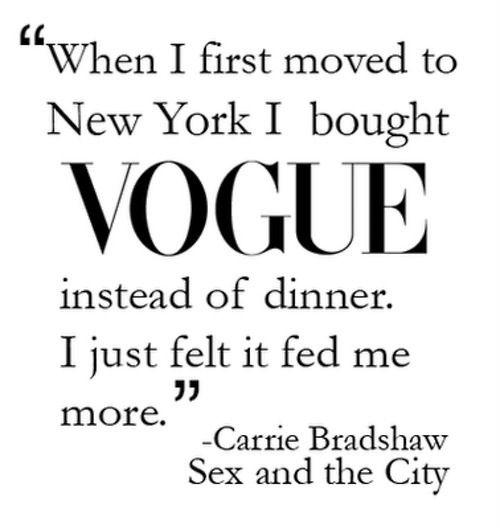 carrie bradshaw, fashion and inspire