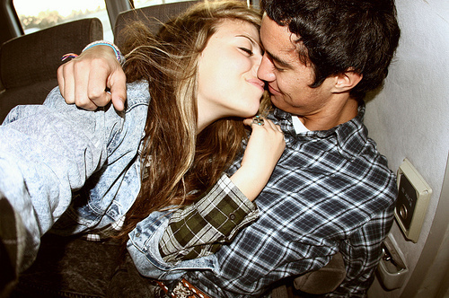 couple, cute and flannel
