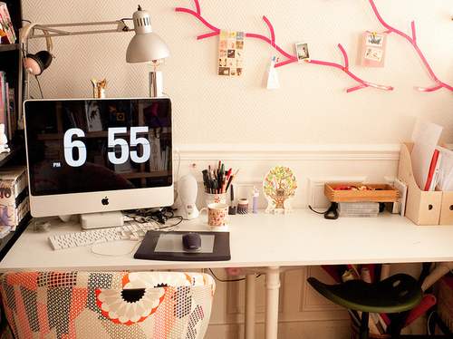 cute, cute room and desk