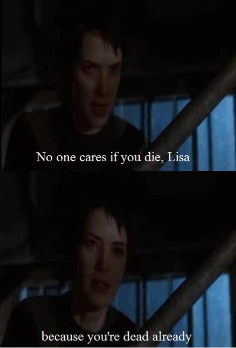 die, girl and girl interrupted