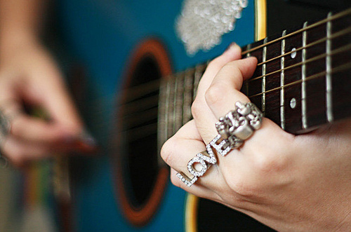 bokeh, guitar, love, photograph, photography, ring - image ...