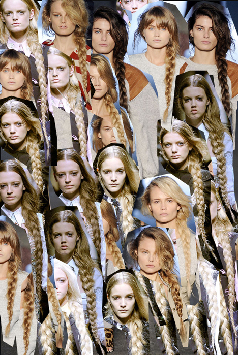 abbey lee kershaw, alexander wang, braids, dorothea barth jorgensen, fashion, hanne-gaby odiele