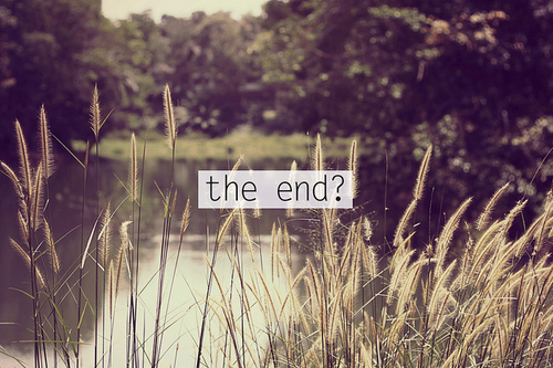 end, grass and nature