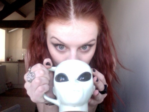 alien, cup and fashion