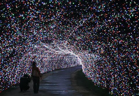 beautiful, girl, light, magic, night, photo