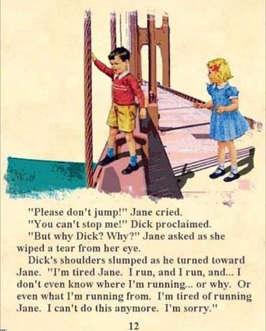 book, children, dick, dick & jane, dick and jane, hopeless