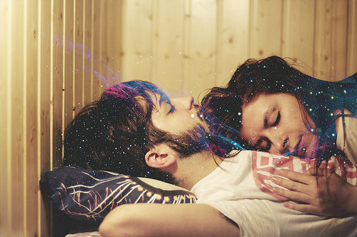 couple, cute and glitter